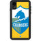 NFL Los Angeles Chargers Retro Logo iPhone XR Waterproof Case