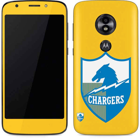 NFL Los Angeles Chargers Retro Logo Moto E5 Play Skin