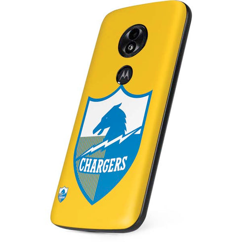 NFL Los Angeles Chargers Retro Logo Moto E5 Play Skin
