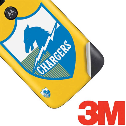 NFL Los Angeles Chargers Retro Logo Moto E5 Play Skin
