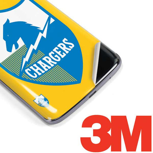 NFL Los Angeles Chargers Retro Logo Moto E5 Plus Skin