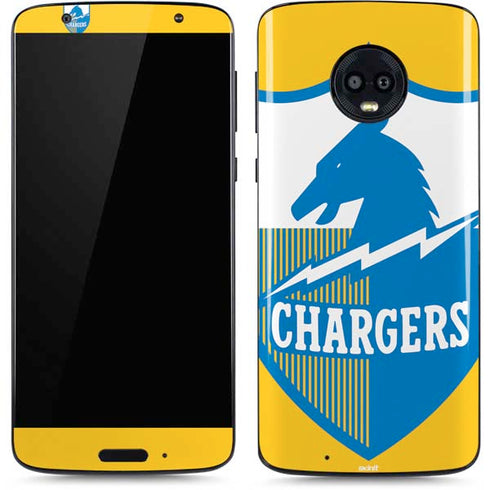 NFL Los Angeles Chargers Retro Logo Moto G6 Skin