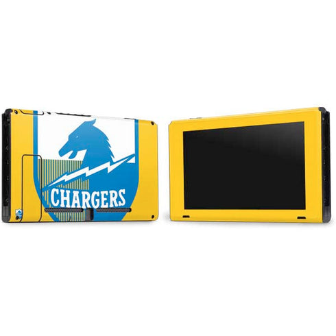 NFL Los Angeles Chargers Retro Logo Nintendo Switch Bundle Skin