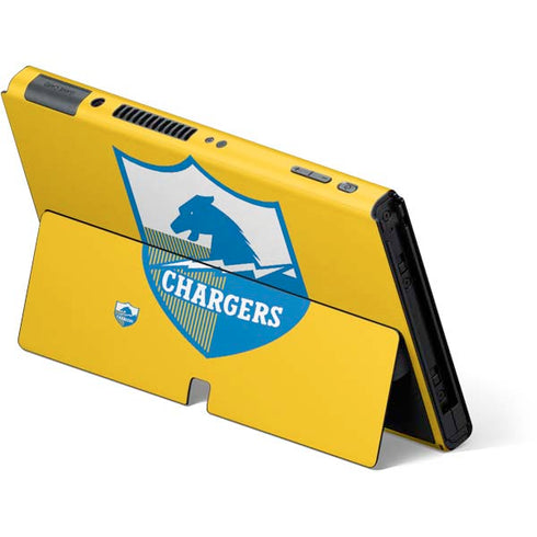 NFL Los Angeles Chargers Retro Logo Nintendo Switch OLED (2021) Skin