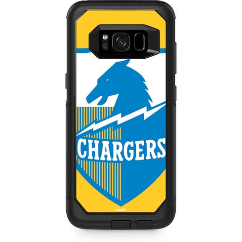 NFL Los Angeles Chargers Retro Logo Otterbox Commuter Galaxy Skin