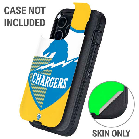 NFL Los Angeles Chargers Retro Logo Otterbox Defender iPhone Skin
