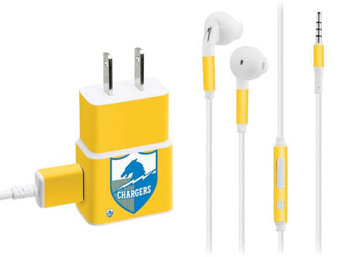 NFL Los Angeles Chargers Retro Logo Phone Charger Skin