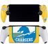 NFL Los Angeles Chargers Retro Logo PlayStation Portal Remote Player Skin