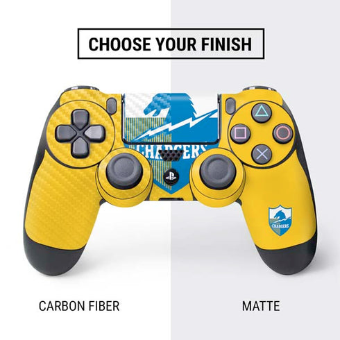 NFL Los Angeles Chargers Retro Logo PS4 Controller Skin