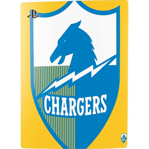 NFL Los Angeles Chargers Retro Logo PS5 Digital Edition Console Skin