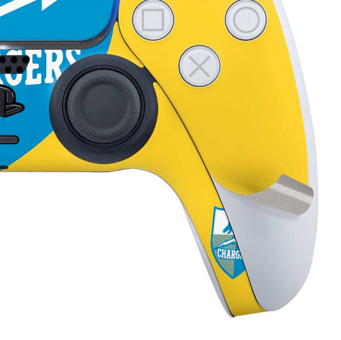 NFL Los Angeles Chargers Retro Logo PS5 Slim Digital Edition Bundle Skin