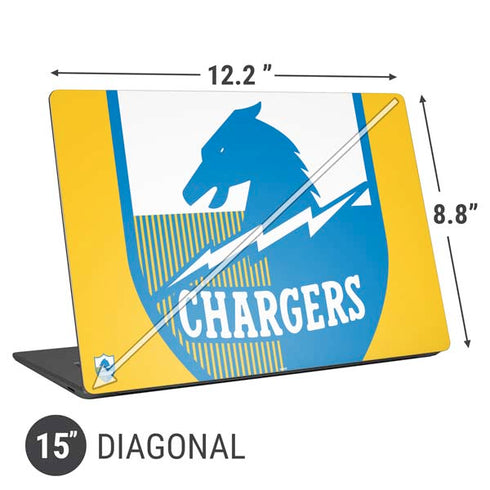 NFL Los Angeles Chargers Retro Logo Universal Laptop 15in (12.2 x 8.8in) Skin