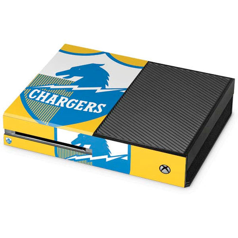 NFL Los Angeles Chargers Retro Logo Xbox One Console Skin