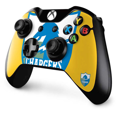 NFL Los Angeles Chargers Retro Logo Xbox One Controller Skin
