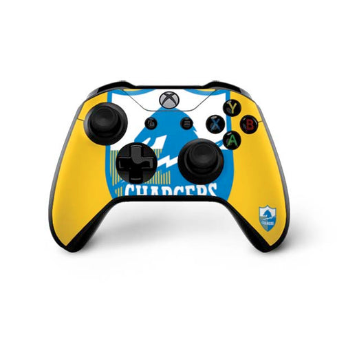 NFL Los Angeles Chargers Retro Logo Xbox One X Controller Skin