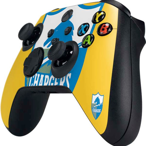 NFL Los Angeles Chargers Retro Logo Xbox Series X Controller Skin