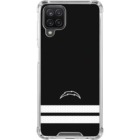 NFL Los Angeles Chargers Shutout Galaxy A12 Clear Case