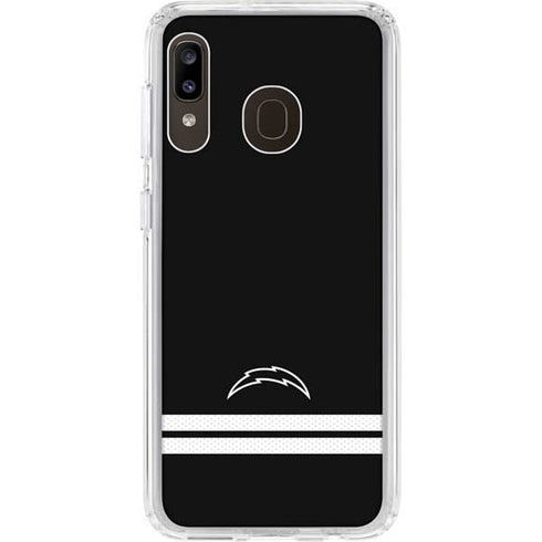 NFL Los Angeles Chargers Shutout Galaxy A20 Clear Case