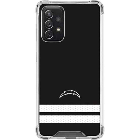NFL Los Angeles Chargers Shutout Galaxy A72 5G Clear Case