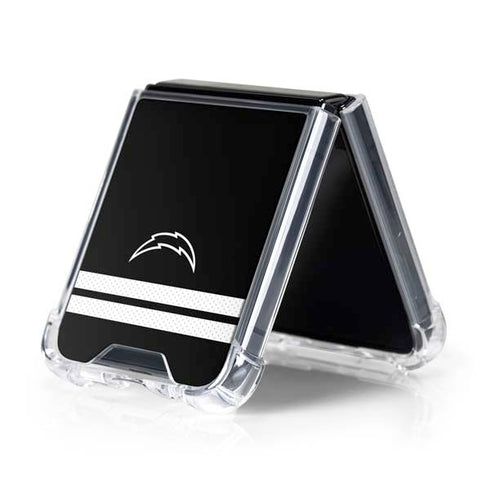 NFL Los Angeles Chargers Shutout Galaxy Z Flip5 5G Clear Case