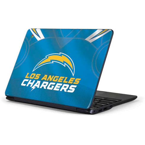 NFL Los Angeles Chargers Team Jersey Samsung Chromebook Skin