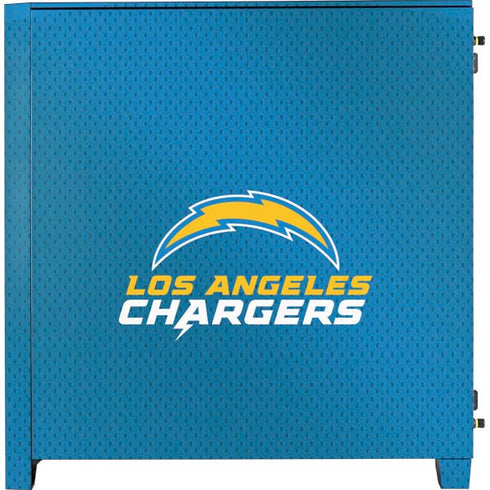 NFL Los Angeles Chargers Team Jersey Corsair 4000D Tempered Glass Mid-Tower ATX Case Skin