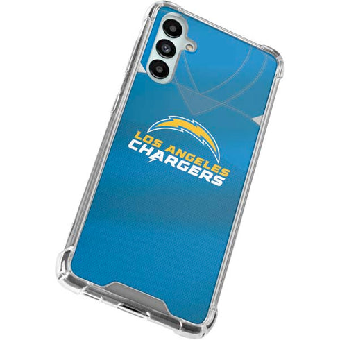 NFL Los Angeles Chargers Team Jersey Galaxy A15 5G Clear Case