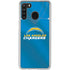 NFL Los Angeles Chargers Team Jersey Galaxy A21 Clear Case