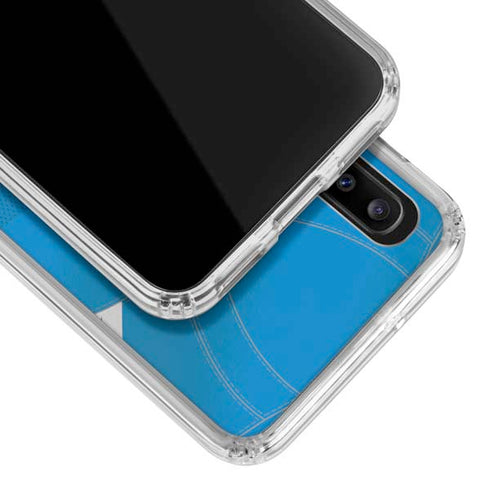 NFL Los Angeles Chargers Team Jersey Galaxy A30 Clear Case