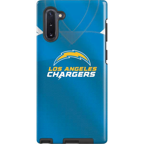NFL Los Angeles Chargers Team Jersey Galaxy Note 10 Pro Case