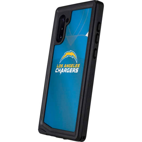 NFL Los Angeles Chargers Team Jersey Galaxy Note 10 Waterproof Case