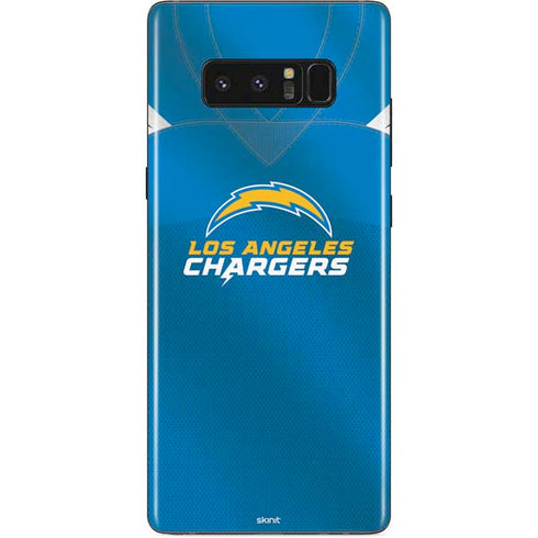NFL Los Angeles Chargers Team Jersey Galaxy Note 8 Skin
