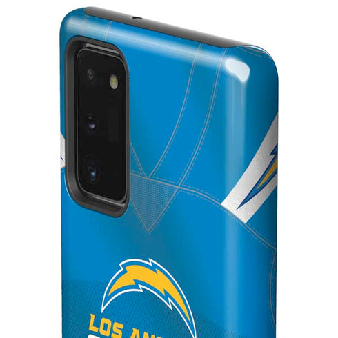 NFL Los Angeles Chargers Team Jersey Galaxy Note20 5G Pro Case