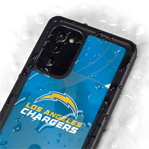 NFL Los Angeles Chargers Team Jersey Galaxy Note20 5G Waterproof Case