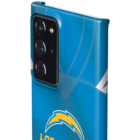 NFL Los Angeles Chargers Team Jersey Galaxy Note20 Ultra 5G Lite Case