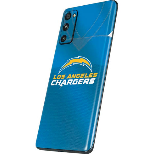 NFL Los Angeles Chargers Team Jersey Galaxy S20 Fan Edition Skin