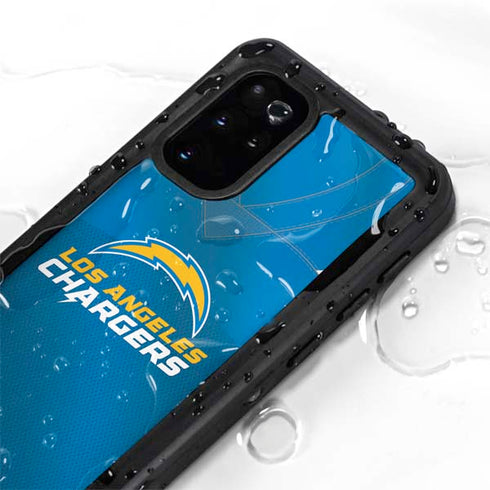 NFL Los Angeles Chargers Team Jersey Galaxy S20 Plus Waterproof Case