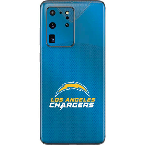 NFL Los Angeles Chargers Team Jersey Galaxy S20 Ultra 5G Skin
