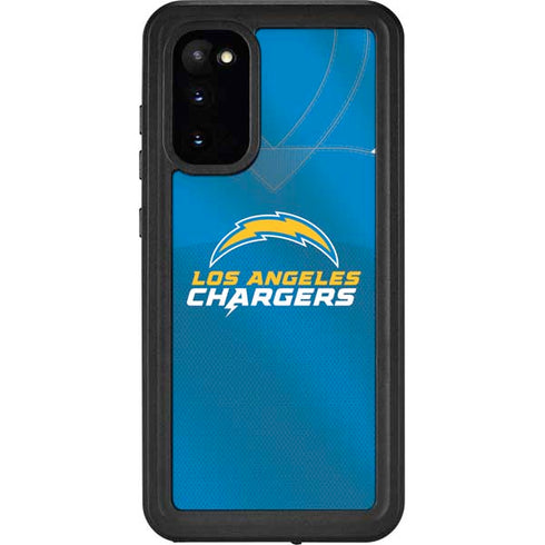 NFL Los Angeles Chargers Team Jersey Galaxy S20 Waterproof Case