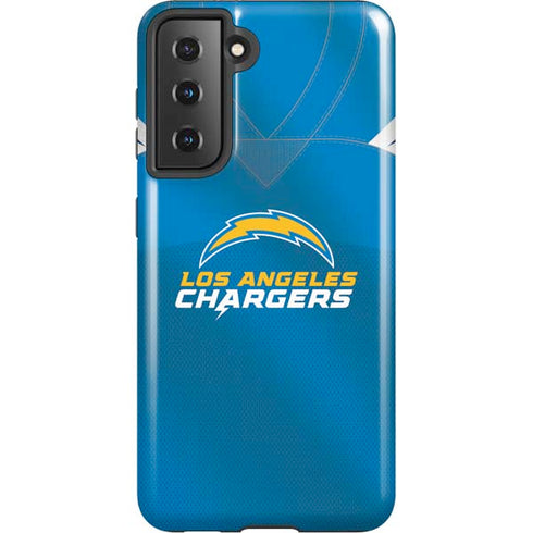 NFL Los Angeles Chargers Team Jersey Galaxy S21 5G Pro Case