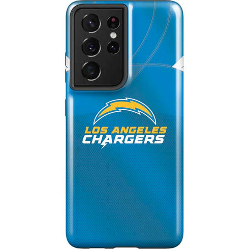 NFL Los Angeles Chargers Team Jersey Galaxy S21 Ultra 5G Pro Case