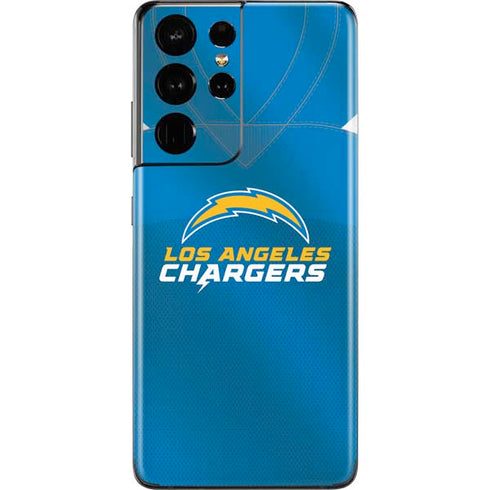 NFL Los Angeles Chargers Team Jersey Galaxy S21 Ultra 5G Skin