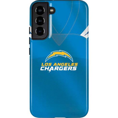 NFL Los Angeles Chargers Team Jersey Galaxy S22 Plus Pro Case
