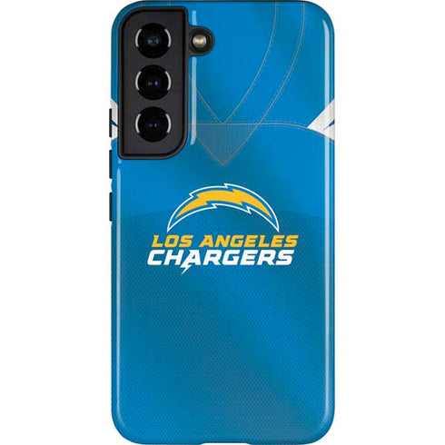 NFL Los Angeles Chargers Team Jersey Galaxy S22 Pro Case