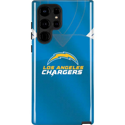 NFL Los Angeles Chargers Team Jersey Galaxy S22 Ultra Pro Case