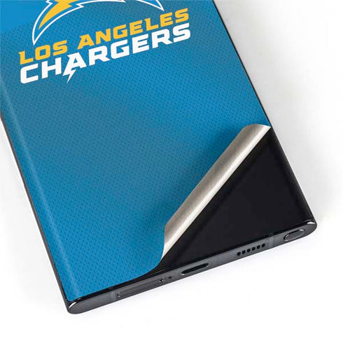 NFL Los Angeles Chargers Team Jersey Galaxy S22 Ultra Skin