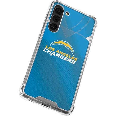 NFL Los Angeles Chargers Team Jersey Galaxy S23 Plus Clear Case
