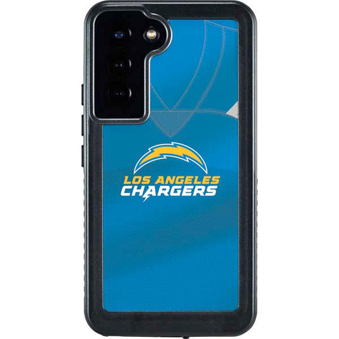 NFL Los Angeles Chargers Team Jersey Galaxy S23 Plus Waterproof Case