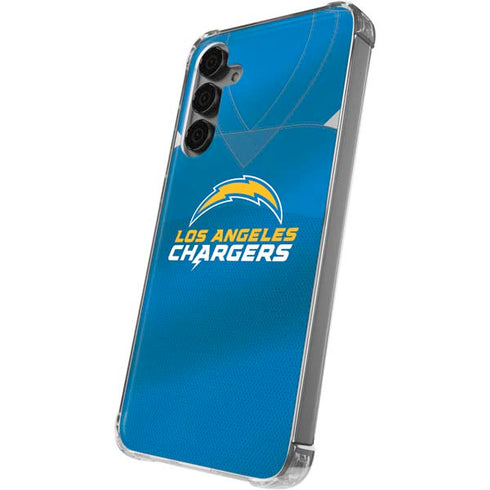 NFL Los Angeles Chargers Team Jersey Galaxy S24 Plus Clear Case