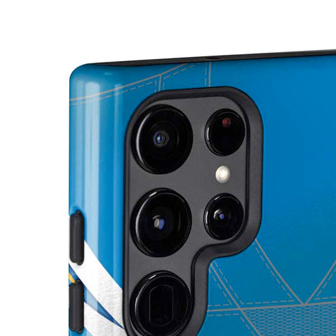 NFL Los Angeles Chargers Team Jersey Galaxy S24 Ultra Impact Case